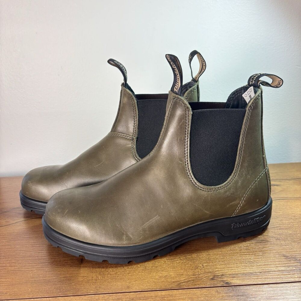 Blundstone 2052Eva Slipon Chelsea Unisex Boots  In Dark Green AU Size 7.5